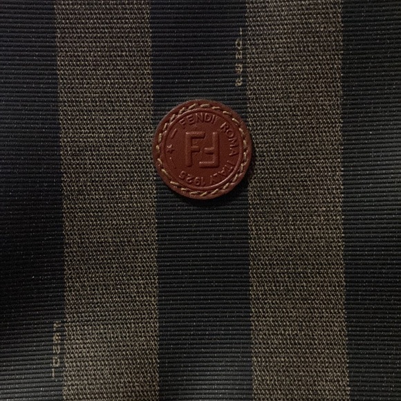 Authentic Vintage Fendi Penguin Striped Crossbody Bag - Picture 2 of 5